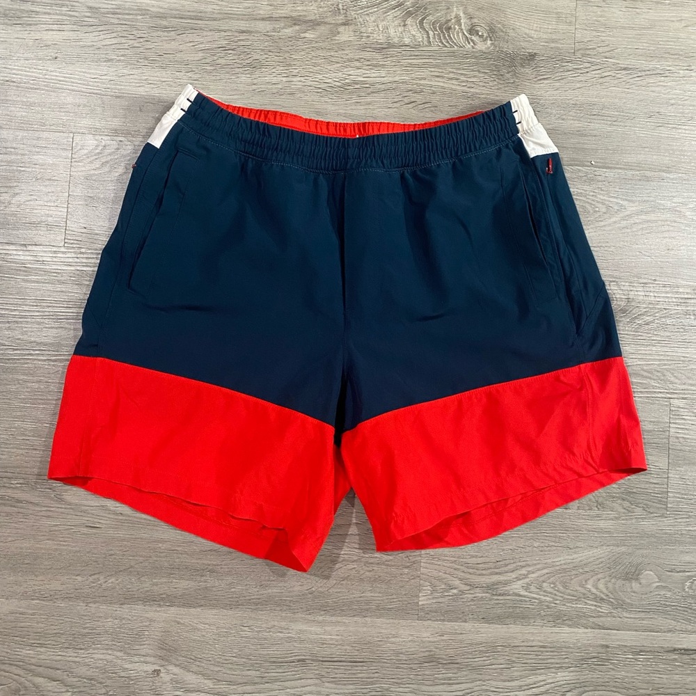 Birddogs Navy Blue Red and‎ White Shorts XL Lined